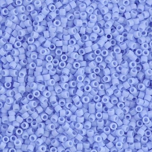 DELICA ROUND 11/0 (1,6mm), DB-1587 Matted Opaque Agate Blue