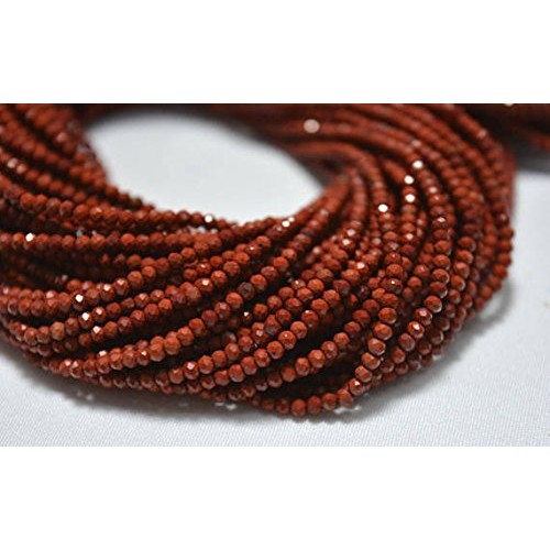 Red Jasper Faceted 3 mm