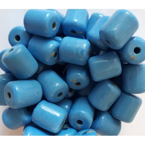 Acrylic Beads Tubes 11X19.5 mm Blue