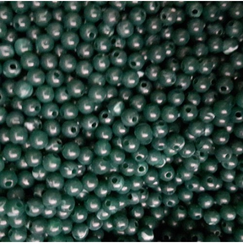 Acrylic Beads Round 3mm Dark Green