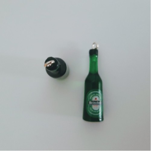 Beer Green Bottle Pendant 3D