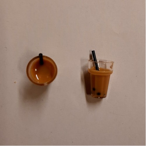 Frappe Cup With Straw Pendant