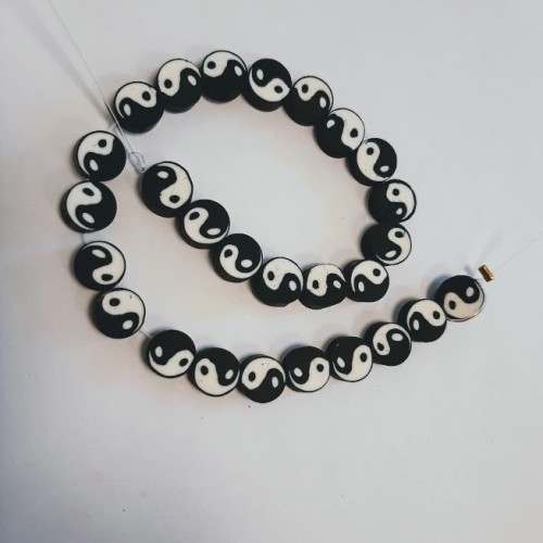 Yin And Yang Beads 10 pcs.