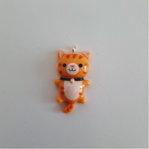 Cat Pendant Orange