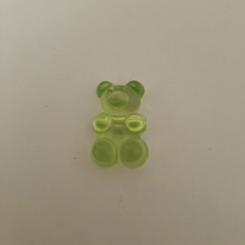 Gummy Bear Bead (Horizontal Hole) Green