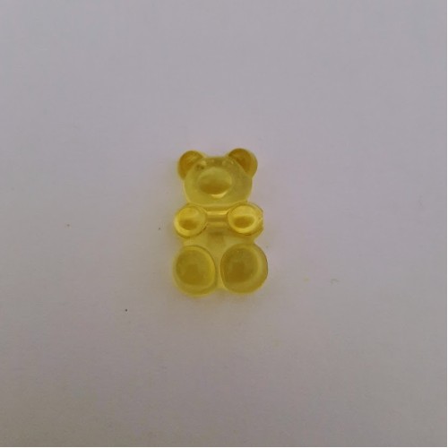 Gummy Bear Bead (Horizontal Hole) Yellow