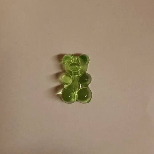 Gummy Bear Bead (Vertical Hole) Green