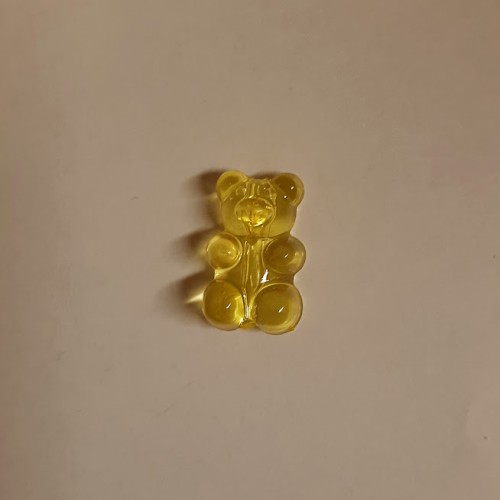 Gummy Bear Bead (Vertical Hole) Yellow