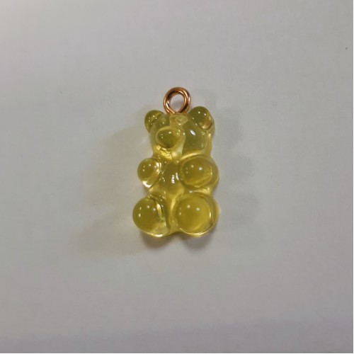 Gummy Bear Pendant Yellow Gold Eyelet