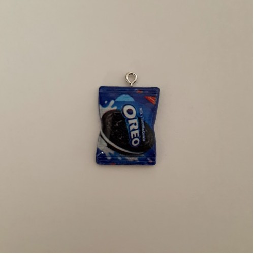 Biscuit Packet Pendant Blue