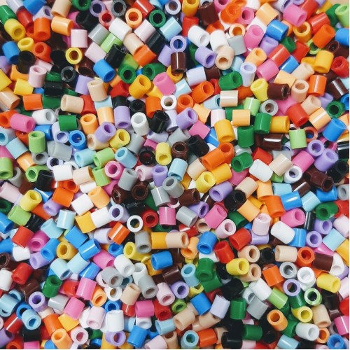 Acrylic Tube Beads- 5X4.5 mm Mix