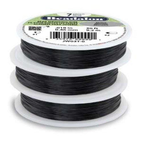 BEADALON 7STRD .018 BLACK 30FT