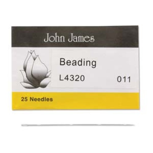 NEEDLES BEADING #11- JOHN JAMES- 25pcs