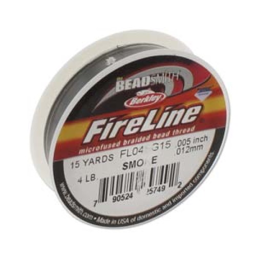 FIRELINE SMOKE- 4lb- 0.12 mm -13.6m (15yd) опушено