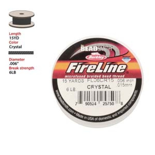 FIRELINE SMOKE- 6lb- 0.15mm -13.6m  (15yd)