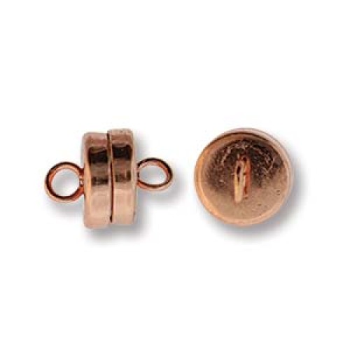 MAGNETIC CLASP ROUND ROSE GOLD 7mm