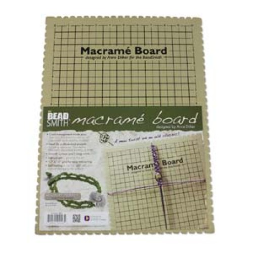 BEADSMITH MACRAME BOARD LARGE - 11.5 X 15.5 IN (29cmX 39cm)