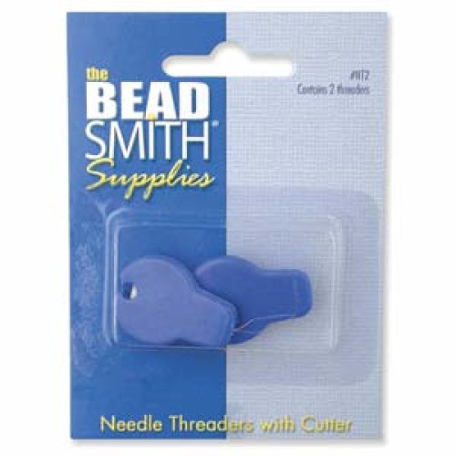 NEEDLE THREADER WITH CUTTER- 2 PIECES PER CARD