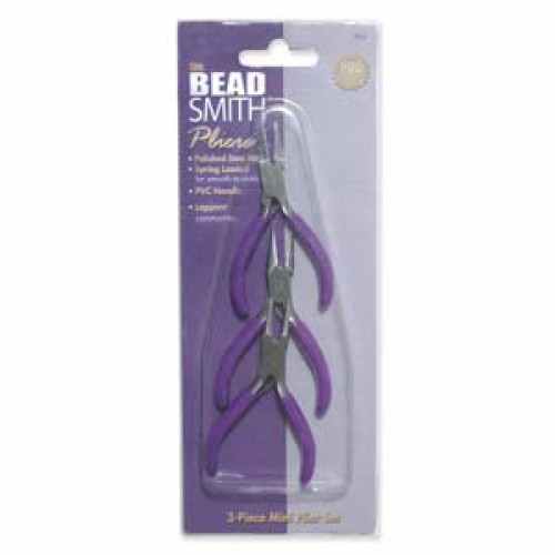 3 PIECE MINI 7,6 cm PLIER SET