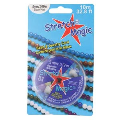 STRETCH MAGIC 0 .5MM черно 10 м