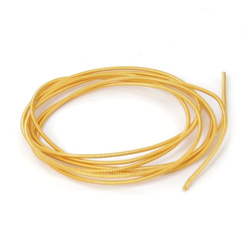 French Wire Hard Gold Colour 1 mm