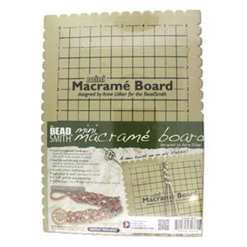 BEADSMITH MACRAME BOARD MINI - 7.5 X 10.5 IN (19cmX 26,7cm)