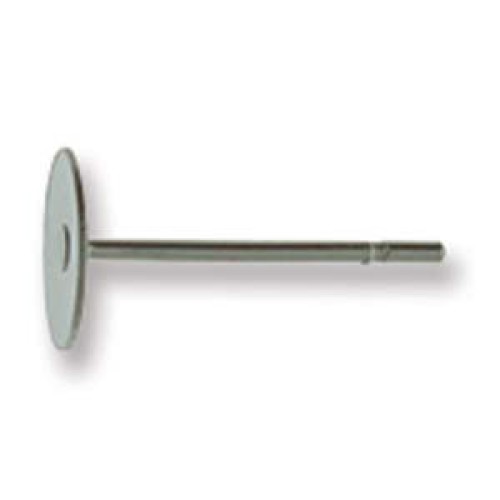 EARRING POSTS 6 mm Stainless Steel 10 pcs.