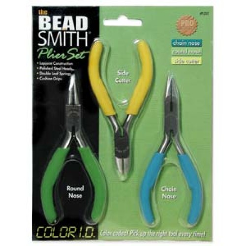 3 PIECE THE BEADSMITH PLIER SET