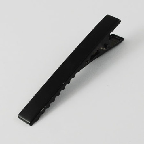 HAIRCLIP  4.5 cm - Black Plated