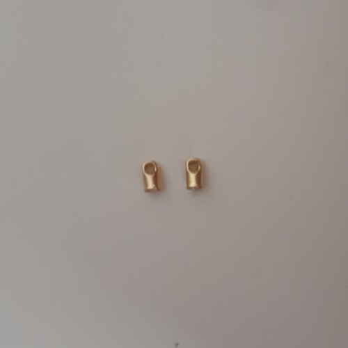 Brass Terminal 3.5x5.5 mm Ø 3 mm Gold Colour