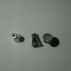 Zamak Conic Cap 6X9 mm Silver