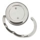 PURSE FINDING ROUND 30MM INNER DIA-SILVER PLATED