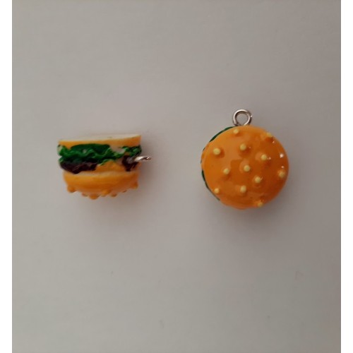 Large Hamburger Pendant