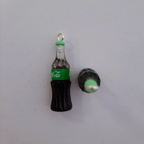 Coke Bottle Pendant 3D Green