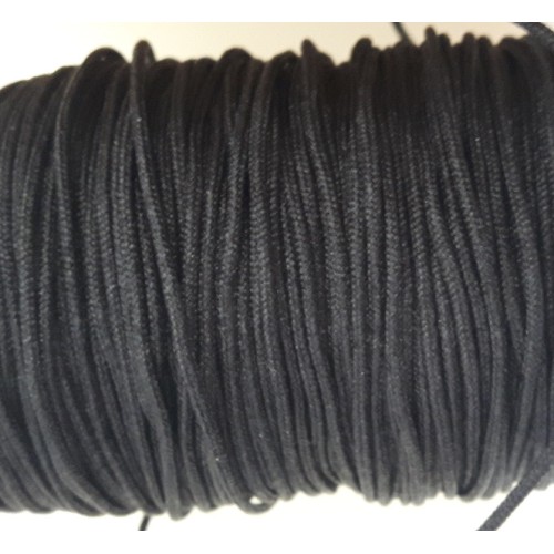 KNOTTING CORD BLACK 1.5 mm