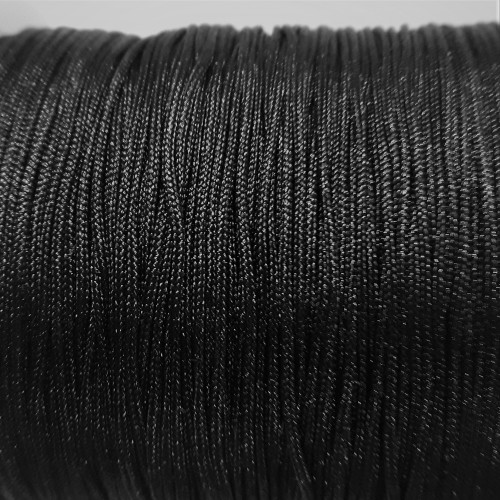 KNOTTING CORD BLACK 1 mm