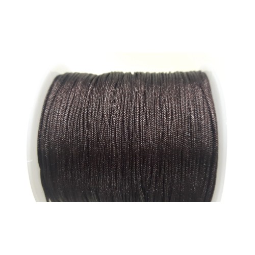 KNOTTING CORD DARK BROWN 0.7mm