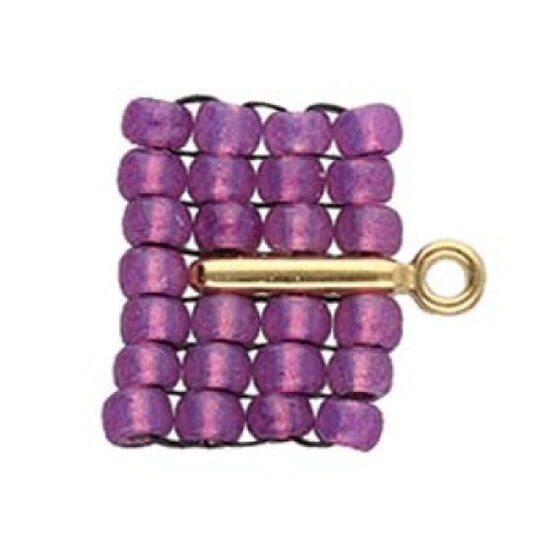 ZAKROS BEAD ENDING 8/0 3X12.5 mm BRASS ANTIQUE