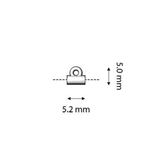 Накрайник SOROS TILA 5.2X5 mm месинг антик