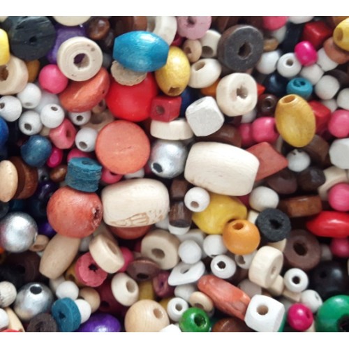 WOODEN BEAD MIX