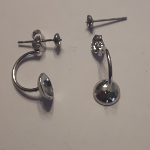 EARRING BASES  Stainless Steel