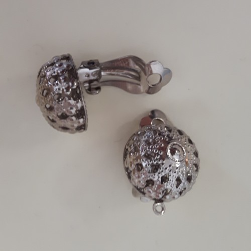 Clip Earrings  Classic Hemispherical