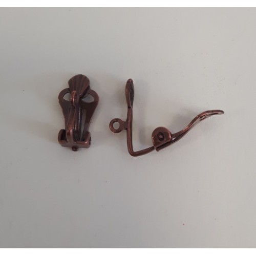 Ear Clips Copper Plated