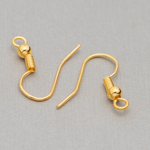 EARRING HOOKS Yellow Gold Colour