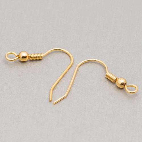 EARRING HOOKS Stainless Steel Gold