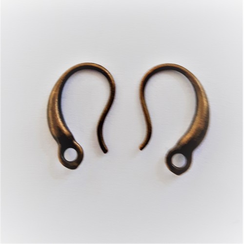 EARRING HOOKS Brass Antique Colour