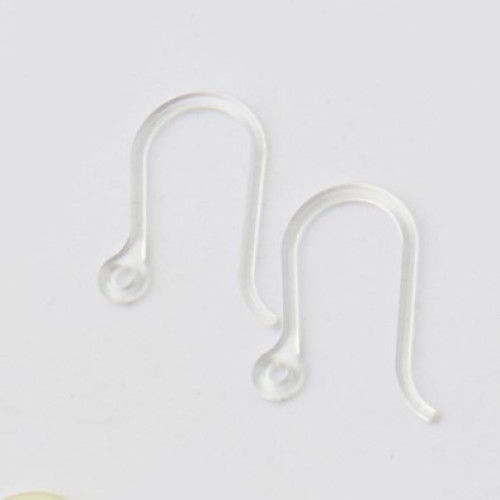 Silicone Earring Hook 10 pcs. Transparent