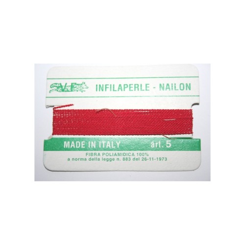 Thread Nylon 0.65 mm Red