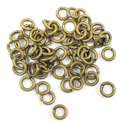 JUMP RINGS Brass Antique 1X5mm