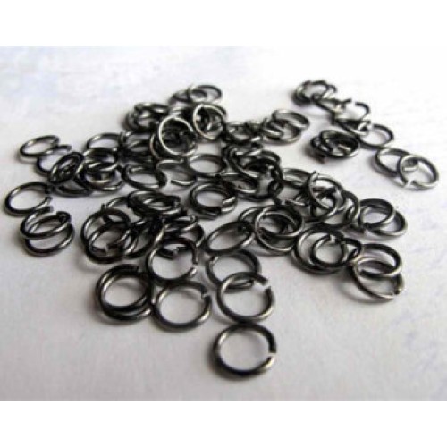 JUMP RINGS Black colour 1X5mm